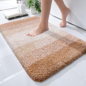 دعسة حمام / مطبخ قطن نافر فرو  61 سم × 41 سم - بيج