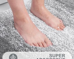 دعسة حمام / مطبخ قطن نافر فرو 61 سم × 41 سم - سكني دعسة حمام / مطبخ قطن نافر فرو 61 سم × 41 سم - سكني