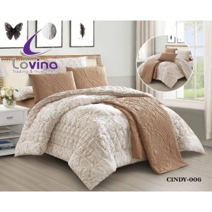 لحاف مجوز صيفي مع شرشف 7 قطع سيندي CINDY