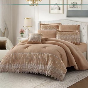 لحاف مجوز شتوي دانتيل 7 قطع مجكر نافر DANTEEL