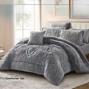 لحاف مجوز شتوي ميار 7 قطع ورد نافر MAYAR