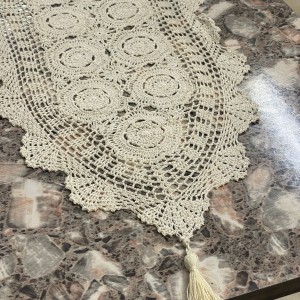 شرشف رنر بيرو 40*150 صنارة مكرميه شرشف رنر بيرو 40*150 صنارة مكرميه