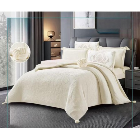 لحاف مجوز شتوي ورد  7 قطع فلانيل WARD ملوكي