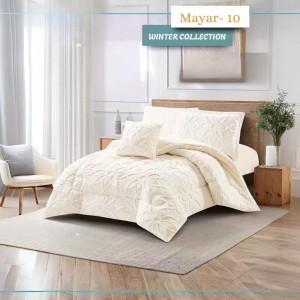 لحاف شتوي مفرد نافر مجكر ماريا  5  قطع فلانيل marya