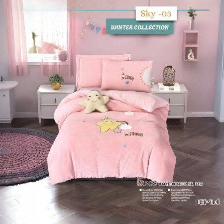 لحاف مفرد العاب اطفال شتوي سكاي  5 قطع ديزني SKY