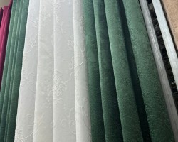 ستائر شام لون اخضر