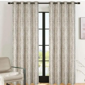 ستائر مخمل جيكار قطعتين لون موكا ستائر مخمل جيكار قطعتين لون موكا