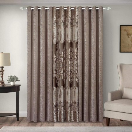 ستائر فلفيت CNC لون موكا غامق