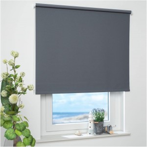 ستائر رول اب لايديكو مقاس 160 ارتفاع 180 لون سكني غامق