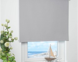 ستائر رول اب لايديكو مقاس 120 ارتفاع 180 لون سكني فاتح