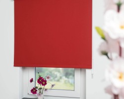 ستائر رول اب لايديكو مقاس 100 ارتفاع 180 لون خمري