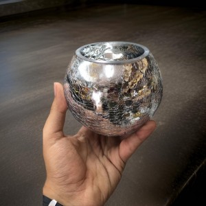 فازة سكني مدور مكسر حجم صغير فازة سكني مدور مكسر حجم صغير