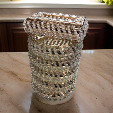 طقم سلة مع علبة محارم لولو حبل