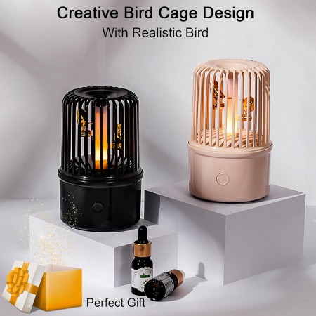 مبخرة الكترونية العصفور الذهبي مع قفص 