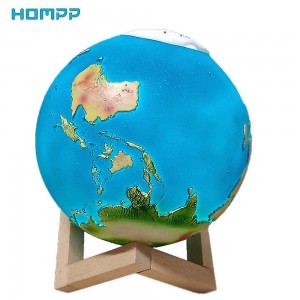 مبخرة الكرة الارضية المضيئة الالكترونية