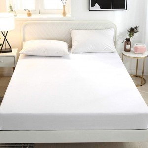 ملف كتان سادة مفردونص صيفي مقاس 120 × 200 + 25 سم