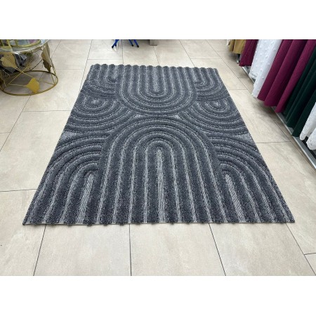 سجاد بكليه بصمة مقاس 220 × 310 لون سكني غامق