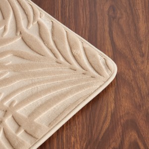 طقم حمام سادة اسفنجي ذكي ثقيل 3 قطع