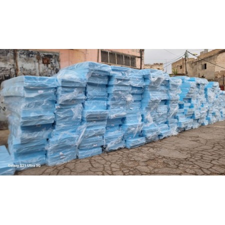 ارتفاع 10 سم ضغط 33 فرشة اسفنج ازرق 175 × 65