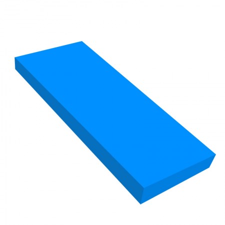 ارتفاع 10 سم ضغط 33 فرشة اسفنج ازرق 175 × 65