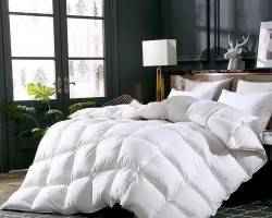 لحاف بوخ ابيض هوليفين مفرد مقاس 160 × 200 سم