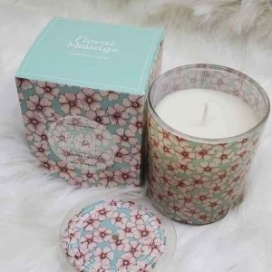 شمعة عطريه زمرده فلورال  10 سم