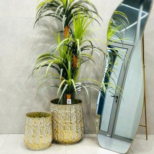 طقم قوار قطعتين معدن ذهبي عتيكوت اسود 30 + 40 سم طقم قوار قطعتين معدن ذهبي عتيكوت اسود 30 + 40 سم