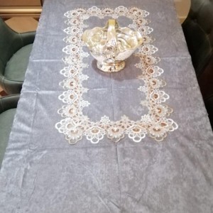 شرشف سفرة مقاس 120 × 220 سم سادة مخمل شمواه ثقيل FH22 شرشف سفرة مقاس 120 × 220 سم سادة مخمل شمواه ثقيل FH22