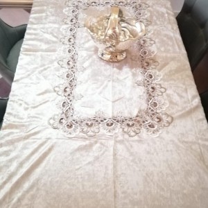 شرشف سفرة مقاس 120 × 220 سم سادة مخمل شمواه ثقيل FH22 شرشف سفرة مقاس 120 × 220 سم سادة مخمل شمواه ثقيل FH22