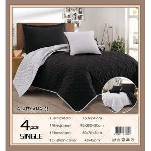 شرشف مفرد صيفي اريانا كويلت 4 قطع AARYANA