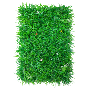 قطع ديكور للجدران ورد صناعي على شبك بلاستك مقاس 40 × 60 سم