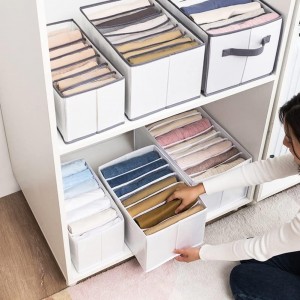 منظم خزائن داخلي قماش صغير - صندوق ملابس 36 × 17 + 17 سم