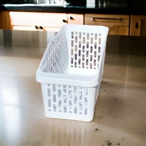 سله ثلاجه ابيض حجم وسط مقاس 15.8 × 29 × 17 سمORGANiZERS