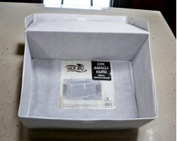 صندوق ملابس قماش قابل للطي 40 ×  60 × 30 سم