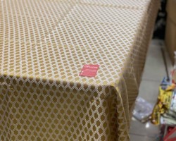 شرشف طاولة سفرة حجم كبير 140 × 220 خلية نحل