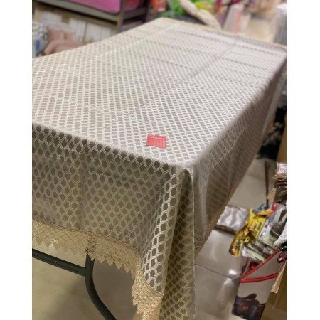 شرشف طاولة سفرة حجم كبير 140 × 220 خلية نحل