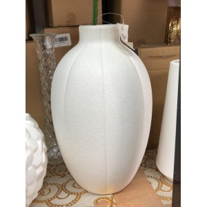 طقم مزهرية اشكال جرة ابيض بورسلان5-7