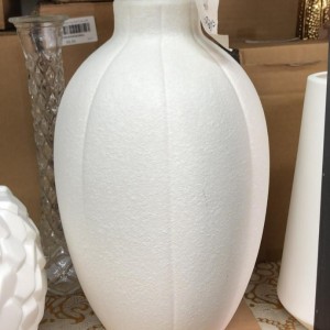 طقم مزهرية اشكال جرة ابيض بورسلان5-7