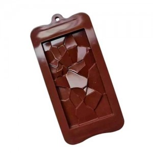 قالب شكلاطه حجم وسط شكل مستطيل 3D