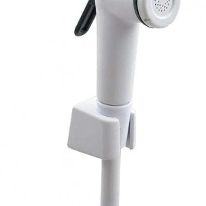 شطاف مع قاعدة وبربيش بلاستيك ابيض