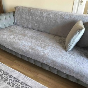 شرشف كنب / سجاد شمواه سادة مقاس 160 × 200 وجه / كفر كنب شامواه ساده