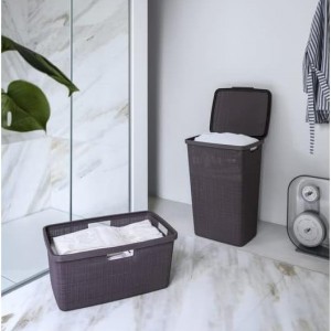 سلة غسيل جوتي بلاستك بغطاء تركي Zelick