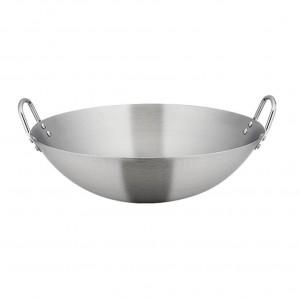 صاجية 30 سم مع ايدي دبل  ستانلس ستيل