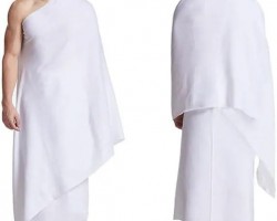 ملابس / مناشف / منشفة احرام لاداء العمرة او الحج مع شنطة خامة عالية مع لاصق سكتش