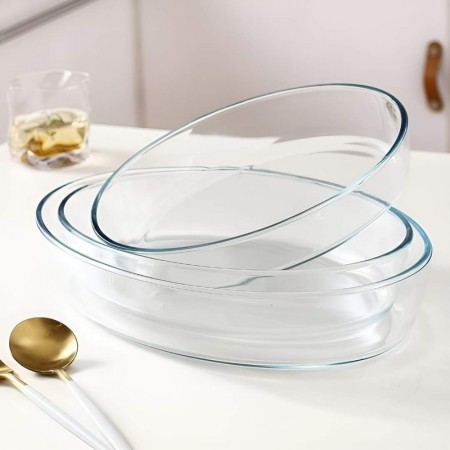 طقم /3 جاطات بايركس حراري بيضاوي TP30199/CH