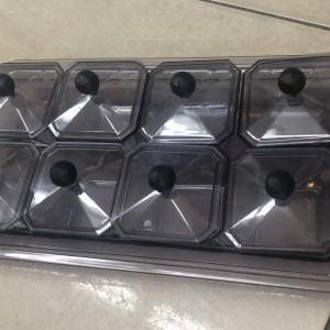 طقم تقديم مكسرات / كاندي صحون بلاستيك 8 قطع طقم تقديم مكسرات / كاندي صحون بلاستيك 8 قطع