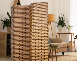قاطع خشب 4 دفات مقاس كل درفة 175 × 45 مسكر رتان مقصب