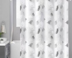 ستائر حمام وتر بروف مطبع مقاس 180 × 180 ستائر حمام وتر بروف مطبع مقاس 180 × 180