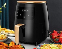 مقلى هوائي 6 لتر 2400وات punlanuic JD-389