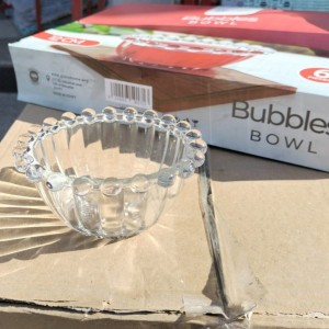 طقم صحن زبادي 6 قطع مجور بابلز من الاعلاف كرات صناعه كلاس هوم مصري